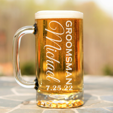 Vertical | Personalized 16oz Beer Mug